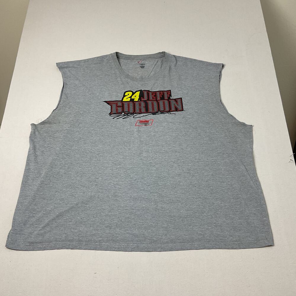 Jeff Gordon 24 Chase Authentics Gray Mens 6X Sleeveless Tee